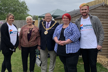 A residential care service in Leeds gathered a rich harvest of donations for charity when staff and residents held a farm-themed Fun Day in support of Kidney Care UK.